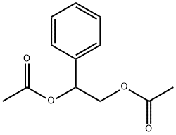 1-苯基-1,2-乙二醇二乙酸盐,6270-03-7,结构式