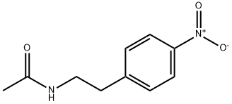 N-(4-硝基苯乙基)乙酰胺, 6270-07-1, 结构式