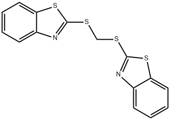 2,2′-メチレンビスチオビスベンゾチアゾール 化学構造式