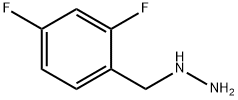 (2,4-二氟苯基)甲基]肼, 627076-28-2, 结构式