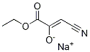 sodiuM (Z)-1-cyano-3-ethoxy-3-oxoprop-1-en-2-olate Structure