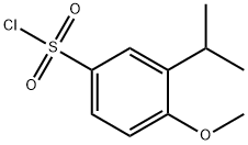 3-isopropyl-4-methoxybenzenesulfonyl chloride Structure