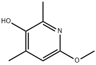 3-Pyridinol, 6-methoxy-2,4-dimethyl- (9CI) Structure