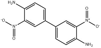 3,3'-ジニトロベンジジン 化学構造式