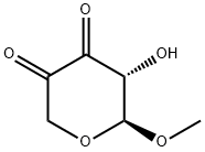 2H-Pyran-3,4-dione, dihydro-5-hydroxy-6-methoxy-, (5R,6S)- (9CI) Structure
