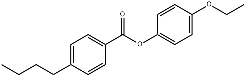 正丁基苯甲酸对乙氧基苯酯, 62716-65-8, 结构式