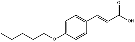 4-AMYLOXYCINNAMIC ACID Structure
