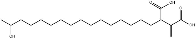 2-[(15-Hydroxyhexadecyl)methylene]butanedioic acid Structure