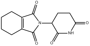 ALPHA-(3,4,5,6-TETRAHYDROPHTHALIMIDO)-GLUTARIMIDE Struktur