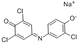 2,3',6-トリクロロインドフェノール ナトリウム 化学構造式