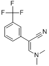 3-(DIMETHYLAMINO)-2-[3-(TRIFLUOROMETHYL)PHENYL]ACRYLONITRILE Struktur