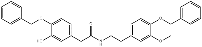 62744-12-1 N-2-(4-Benzyloxy-3-methoxyphenethyl)-4-benzyloxy -3-hydroxyphenylacetamide