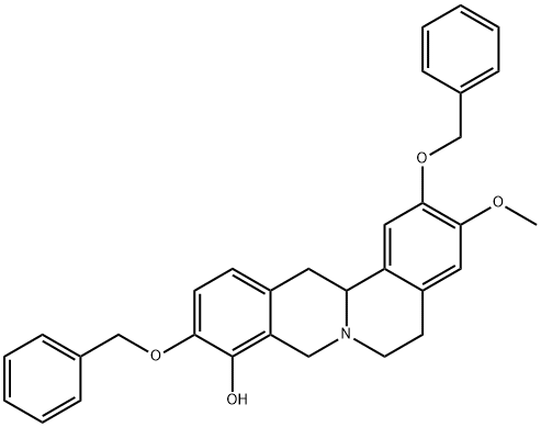 Dibenzyl 9-Desmethyl D,L-Stepholidine Structure
