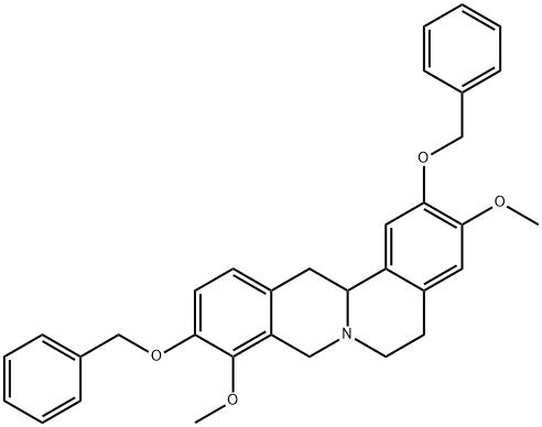 Dibenzyl D,L-Stepholidine, 62744-18-7, 结构式