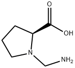 Proline, 1-(aminomethyl)- (9CI) Structure