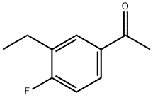Ethanone, 1-(3-ethyl-4-fluorophenyl)- (9CI) Structure