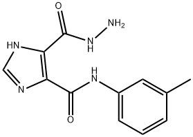 1H-Imidazole-4-carboxylicacid,5-[[(3-methylphenyl)amino]carbonyl]-, Structure