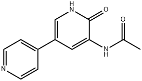 N-acetylamrinone Struktur