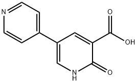 2-Oxo-5-(pyridin-4-yl)-1,2-dihydropyridine-3-carboxylic acid Struktur