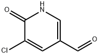 3-CHLORO-2-HYDROXY-5-FORMYLPYRIDINE Struktur