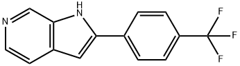 2-(4-TRIFLUOROMETHYLPHENYL)-1H-PYRROLO[2,3-C]PYRIDINE Structure