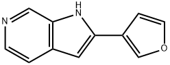 2-FURAN-3-YL-1H-PYRROLO[2,3-C]PYRIDINE Structure