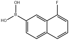 Boronic acid, (8-fluoro-2-naphthalenyl)- (9CI) Structure