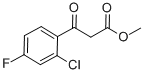2-CHLORO-4-FLUORO-BETA-OXO-BENZENEPROPANOIC ACID METHYL ESTER|3-(2-氯-4-氟苯基)-3-氧代丙酸甲酯