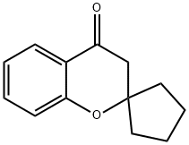 スピロ[クロマン-2,1′-シクロペンタン]-4-オン 化学構造式