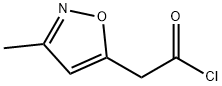 5-Isoxazoleacetylchloride,3-methyl-(9CI) Structure