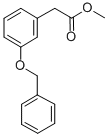 3-ベンジルオキシフェニル酢酸メチルエステル 化学構造式