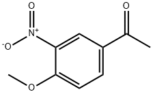 4'-メトキシ-3'-ニトロアセトフェノン 化学構造式