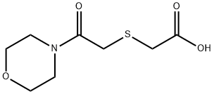 (2-MORPHOLIN-4-YL-2-OXO-ETHYLSULFANYL)-ACETIC ACID Struktur