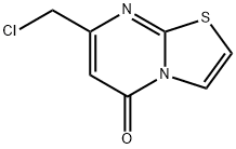 7-(クロロメチル)-5H-[1,3]チアゾロ[3,2-A]ピリミジン-5-オン 化学構造式