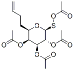 .beta.-D-Galactopyranoside, 2-propenyl 1-thio-, tetraacetate Structure