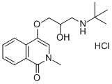 Tilisolol HCl Struktur