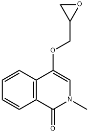 4-(2,3-EPOXYPROPOXY)-2-METHYL-1(2H)-ISOQUINOLINONE Struktur