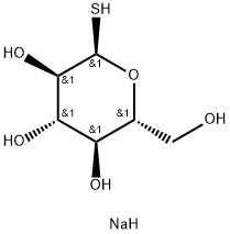 1-THIO-D-GLUCOSE SODIUM SALT Struktur