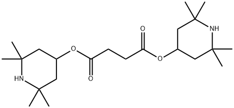 BIS(2,2,6,6-TETRAMETHYL-4-PIPERIDYL)SUCCINATE Structure