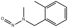 メチル(2-メチルベンジル)ニトロソアミン 化学構造式