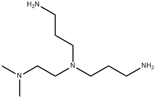 N-(3-aminopropyl)-N-[2-(dimethylamino)ethyl]propane-1,3-diamine Struktur