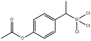 ACETOXYPHENETHYLTRICHLOROSILANE Structure