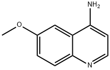 4-氨基-6-甲氧基喹啉, 6279-51-2, 结构式