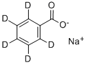 安息香酸ナトリウム-D5 化学構造式