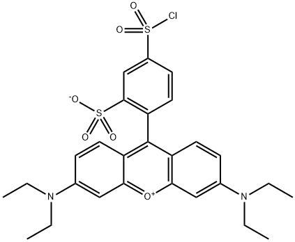 LISSAMINE RHODAMINE B SULFONYL CHLORIDE Struktur