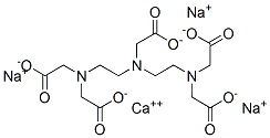 二乙三胺五乙酸钙三钠盐水合物 结构式