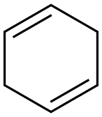 Cyclohexa-1,4-diene Struktur