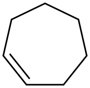 环庚烯,628-92-2,结构式