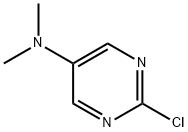 2-クロロ-5-(ジメチルアミノ)ピリミジン 化学構造式