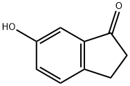 6-ヒドロキシ-1-インダノン 化学構造式